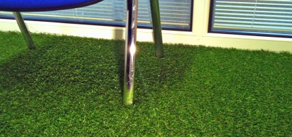 Artificial grass for offices