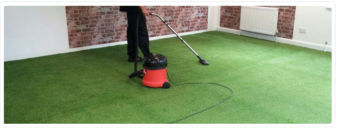 Artificial grass office installation in East Sussex